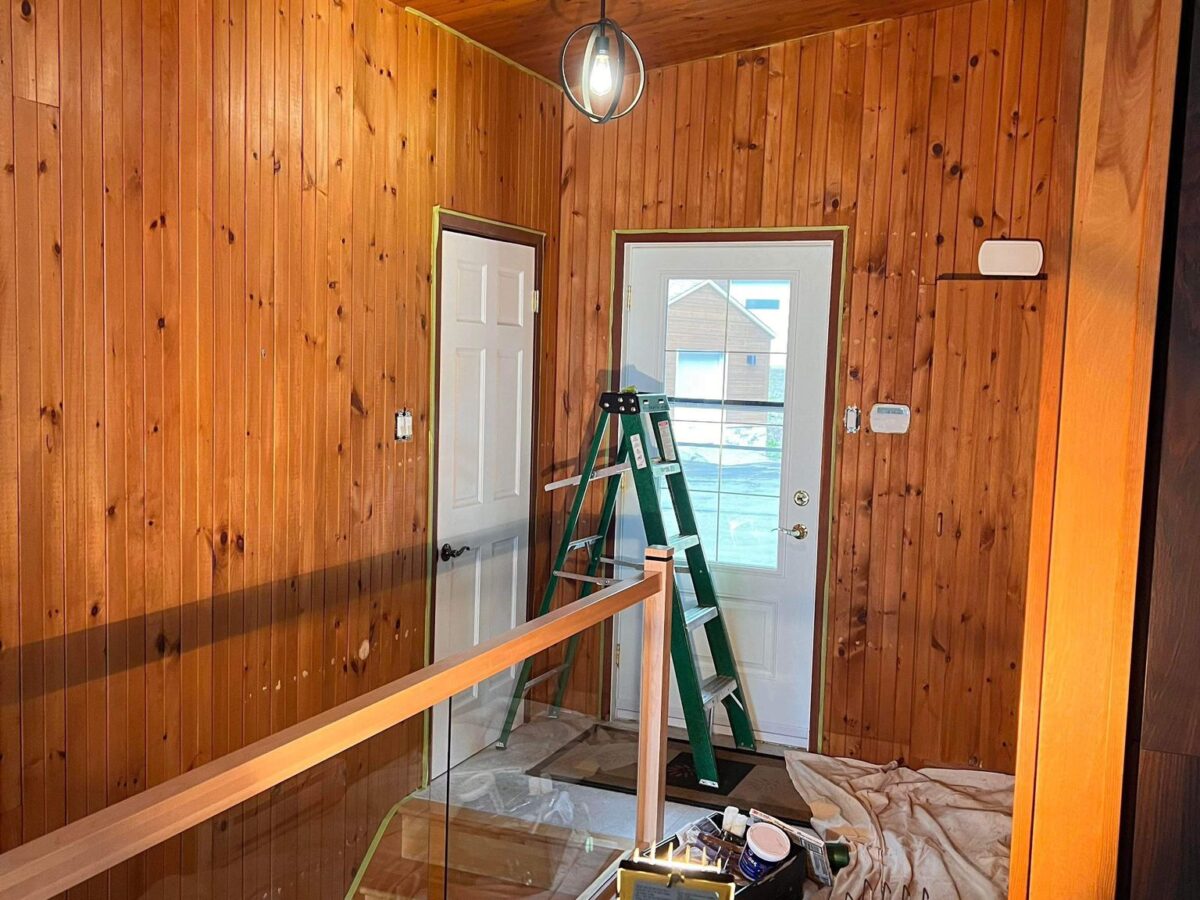 peinture interieure batiment avant